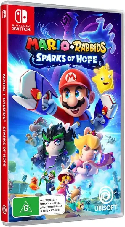 Mario + Rabbids: Sparks of Hope retail box