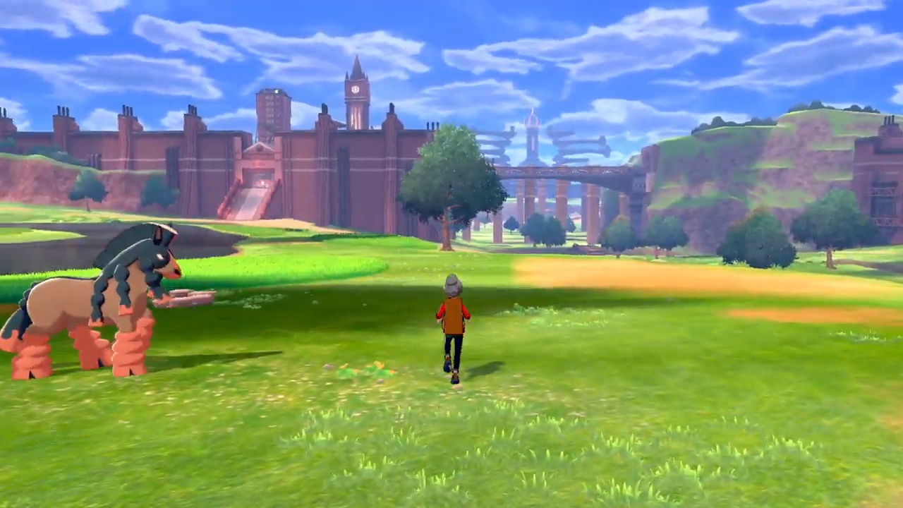 The wild area in Pokémon Sword & Shield