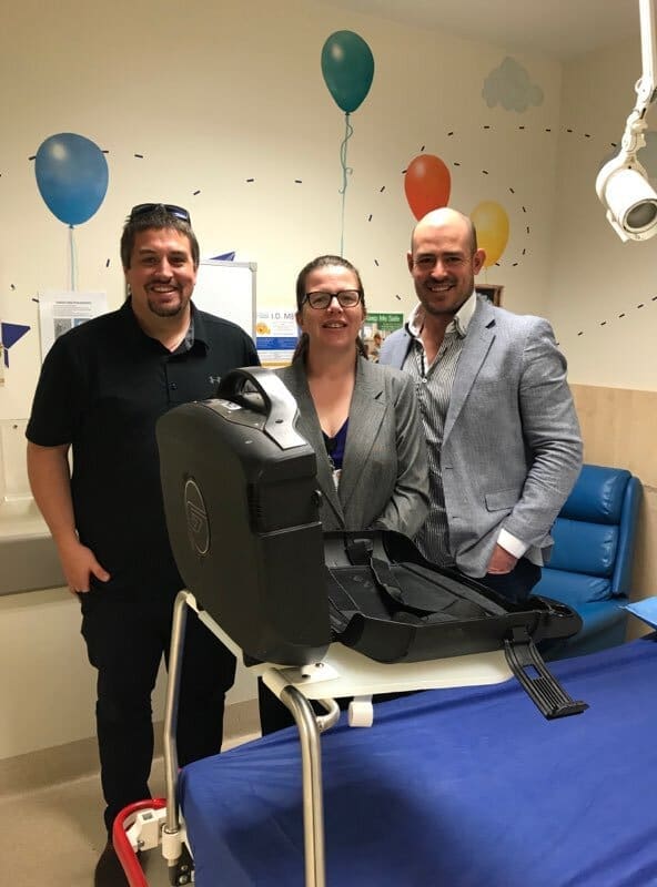 Matt Hewson (Player 2), Kassandra Packwood (Acting Health Service Manager at Queanbeayn District Hospital), Terry Campese