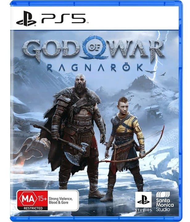 God of War Ragnarök PS5 retail box art