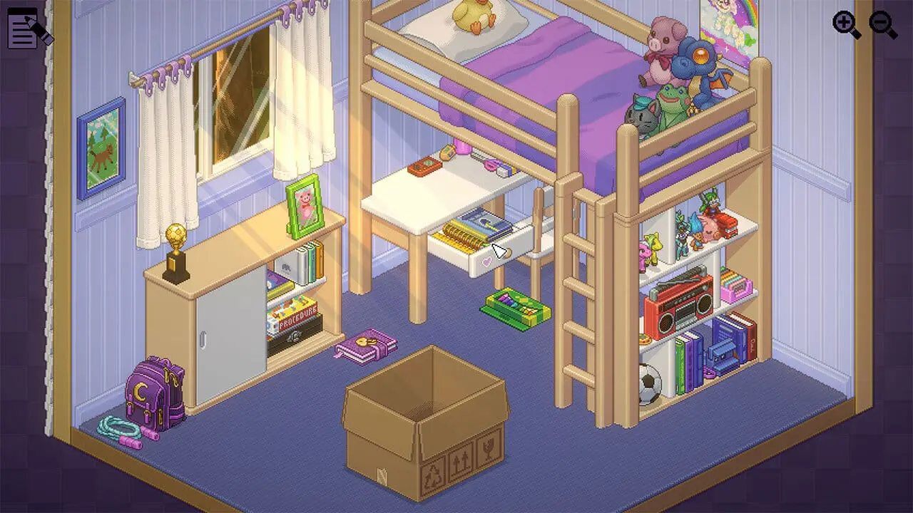 I place the stuffed toys on the bed, because that’s where mine are :D