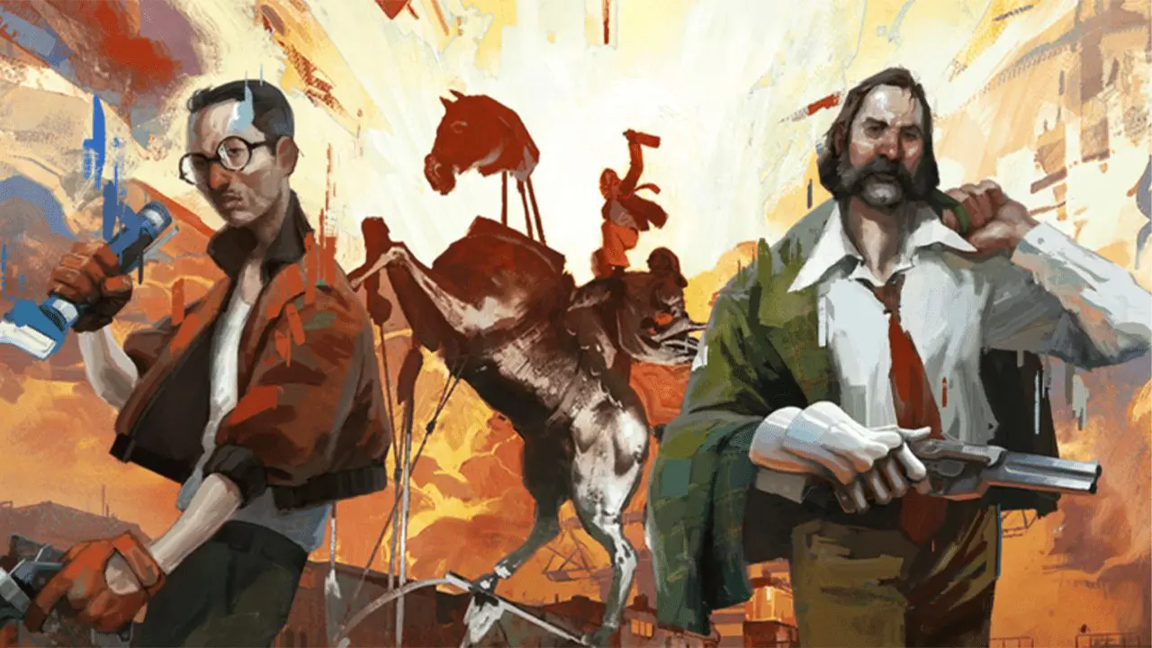 Disco Elysium’s detective in painterly city streets