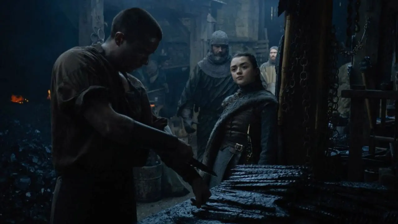 Arya Stark reaction