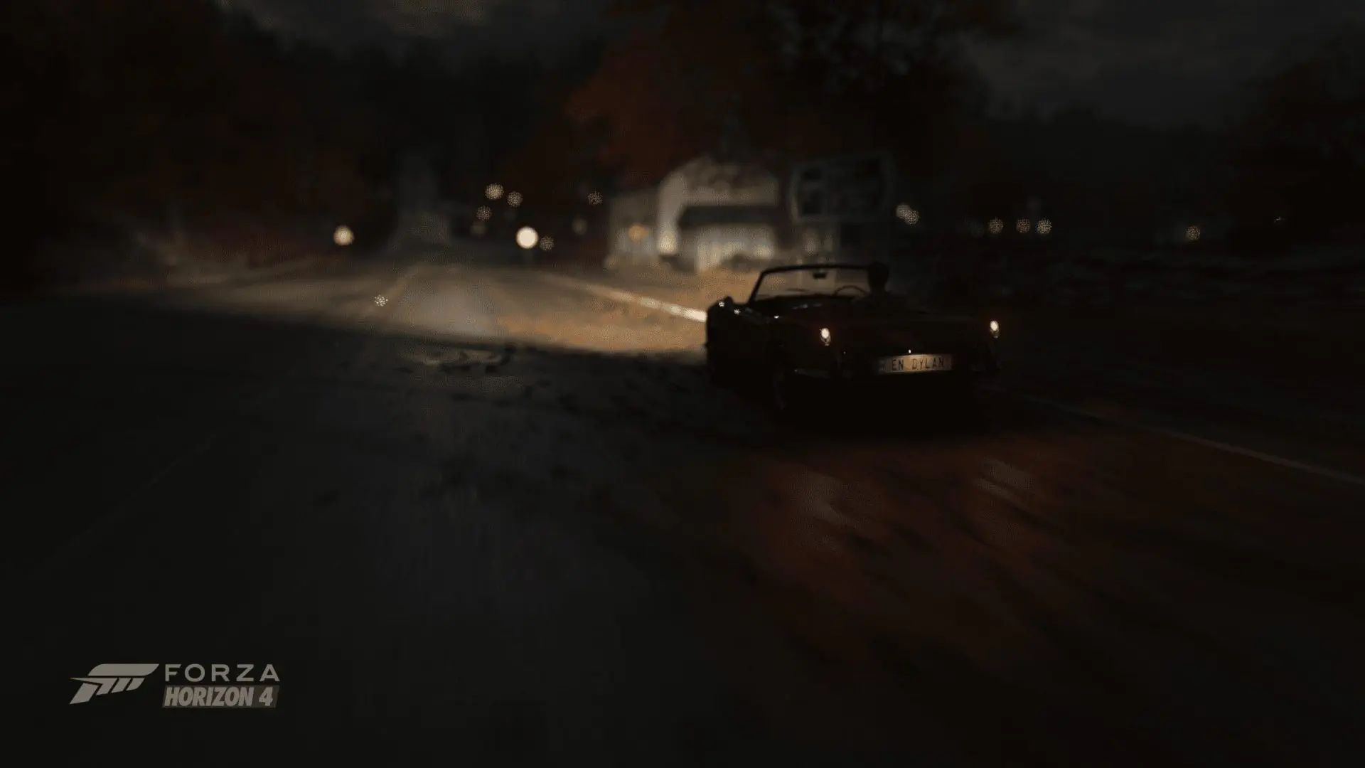 Forza Horizon 4 — city racing in Edinburgh at night