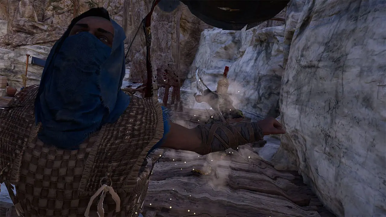 Spartan kick moment in combat