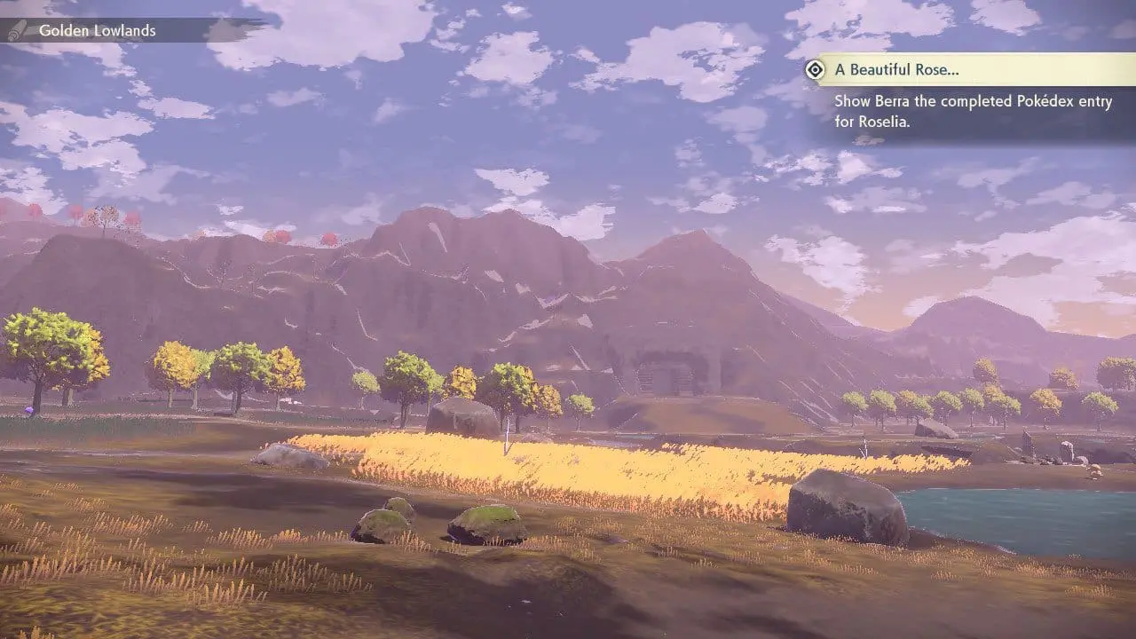 Riding across Hisui on a mount