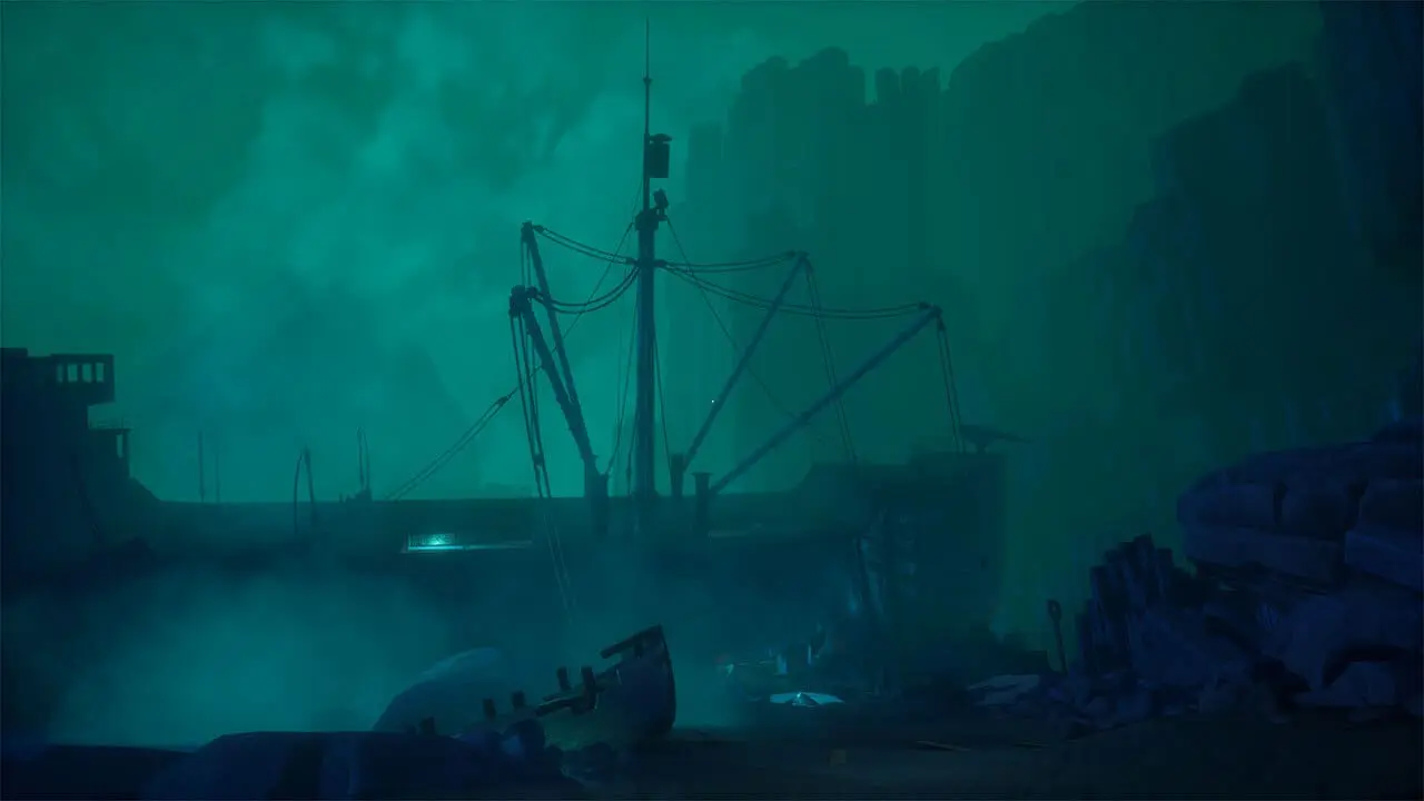 That’s a spooky ship, but you do have to head inside - image captured by the author