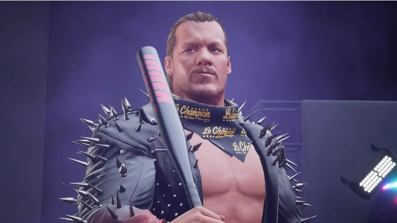 Chris Jericho celebrates in AEW: Fight Forever