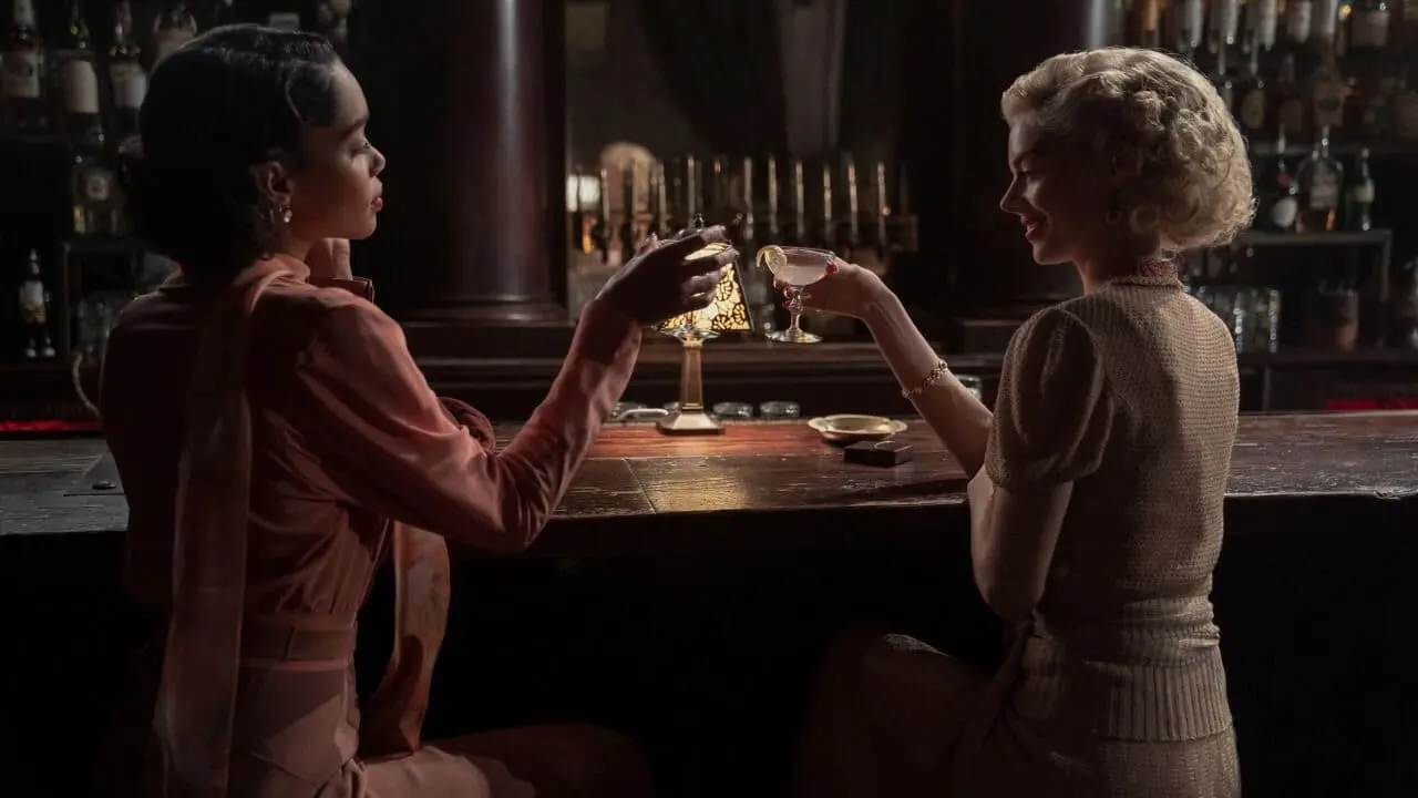Patti LuPone and Holland Taylor in a studio office