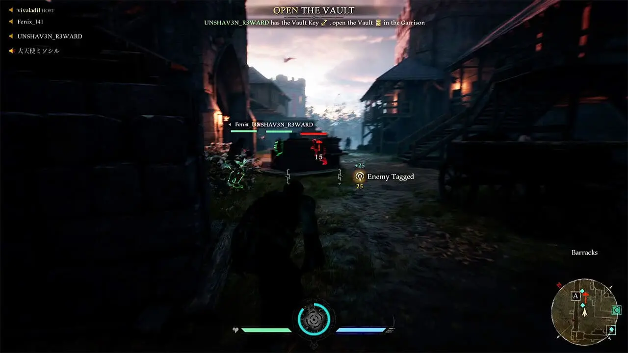 Spotting enemies and objectives with ping system. Image captured on PS5.