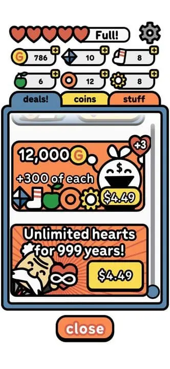 Level goal screen in Devolver Tumble Time