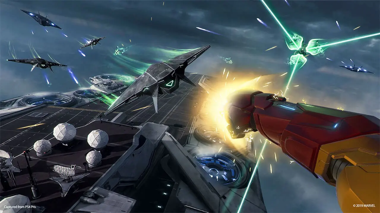 Iron Man VR screenshot - credit: PlayStation