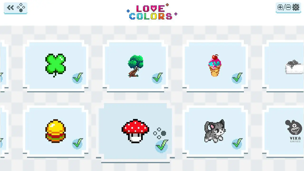 The menu screen - image captured by the author