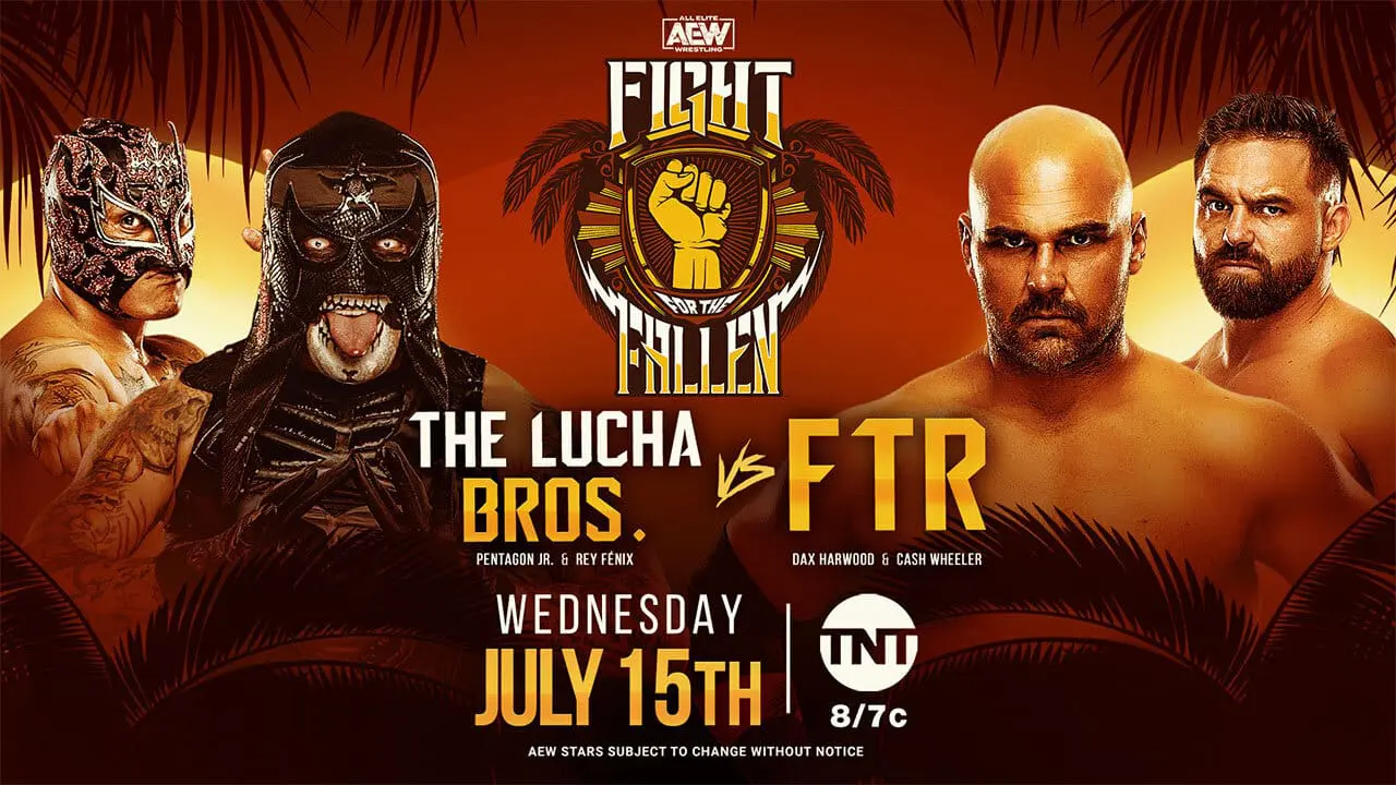 Lucha Bros vs FTR promotional image