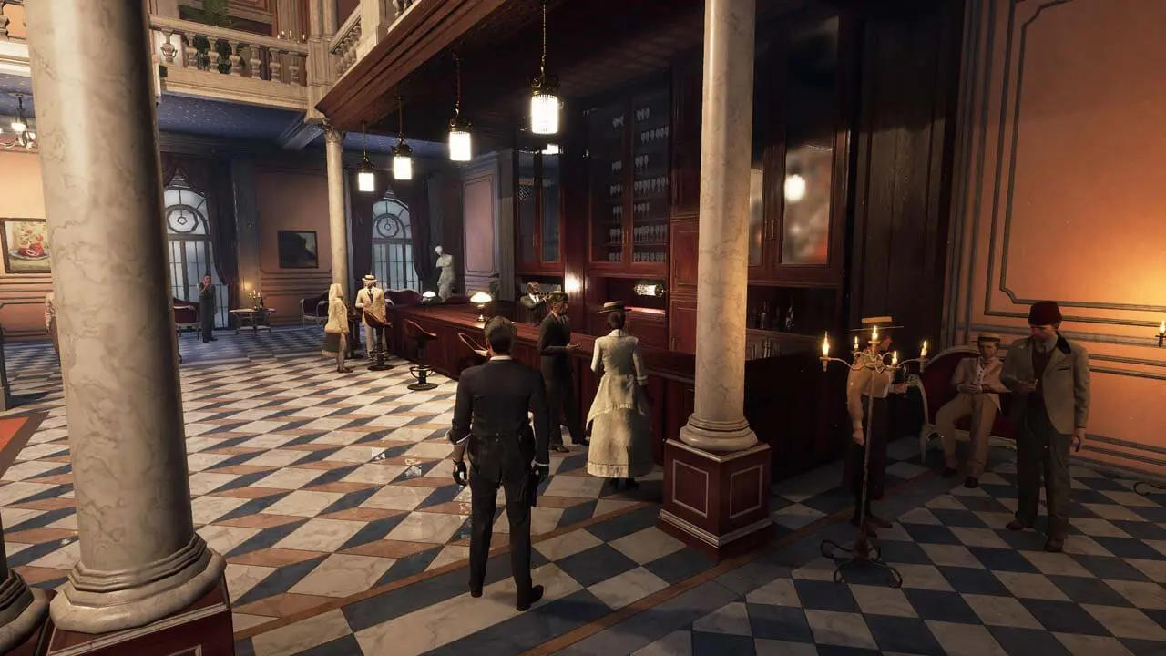 Looking for trouble at the bar - image supplied by the publisher.