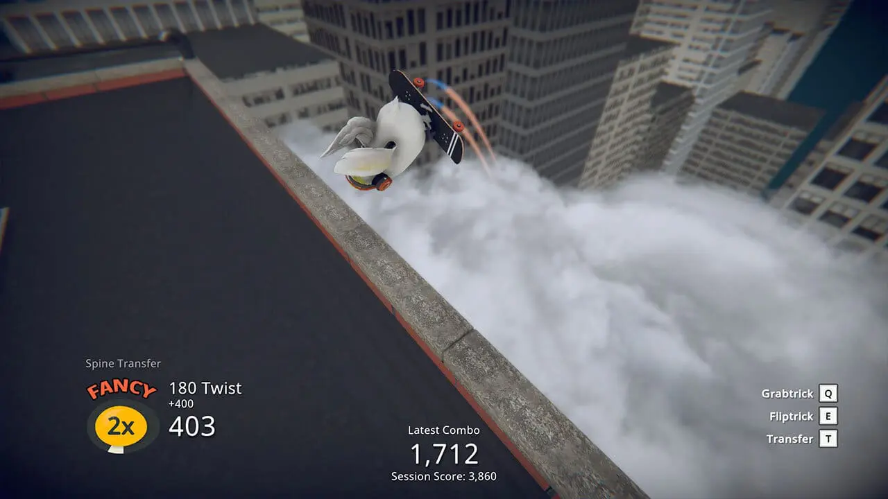 Rooftop transfers over, and over, and over - image captured by the author