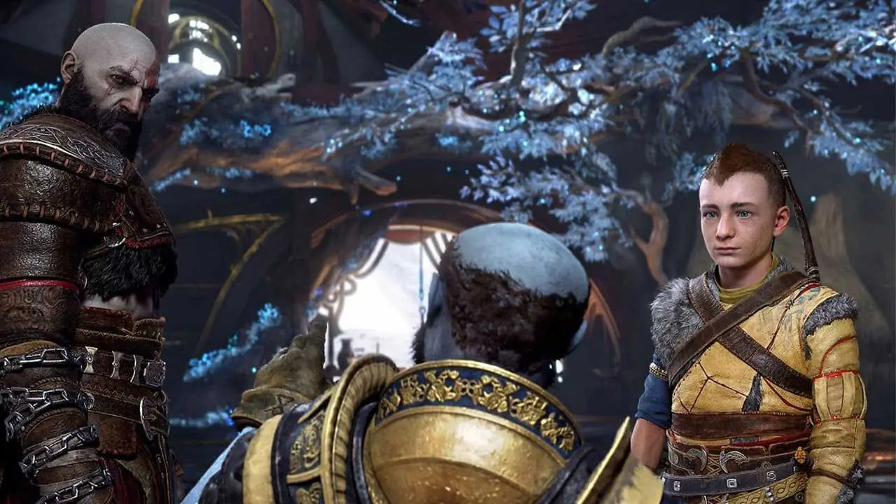 God of War Ragnarök — Kratos and Atreus ready for battle
