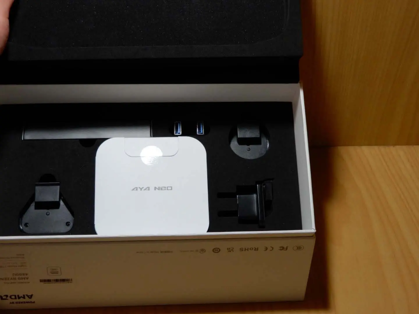 Box contents layout