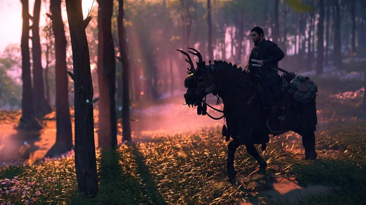  You spend so much time playing Ghost of Tsushima by charging from one point to another; sometimes it pays to slow the pace and enjoy the moment. 