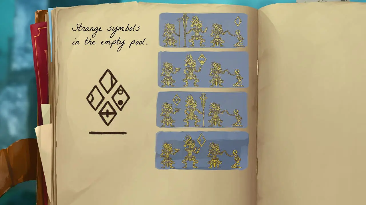 Which button to press on each stone tablet