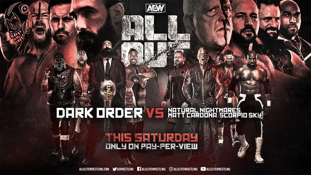 The Dark Order vs The Natural Nightmares, Scorpio Sky, Matt Cardona