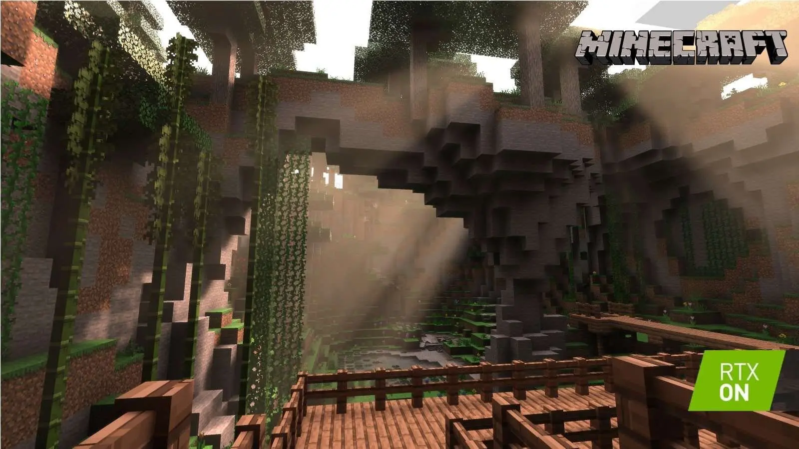 Minecraft with RTX ON