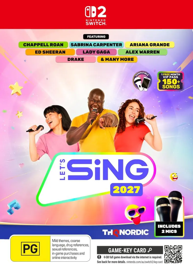 Let's Sing 2027: 2 Mic Bundle - Nintendo Switch 2