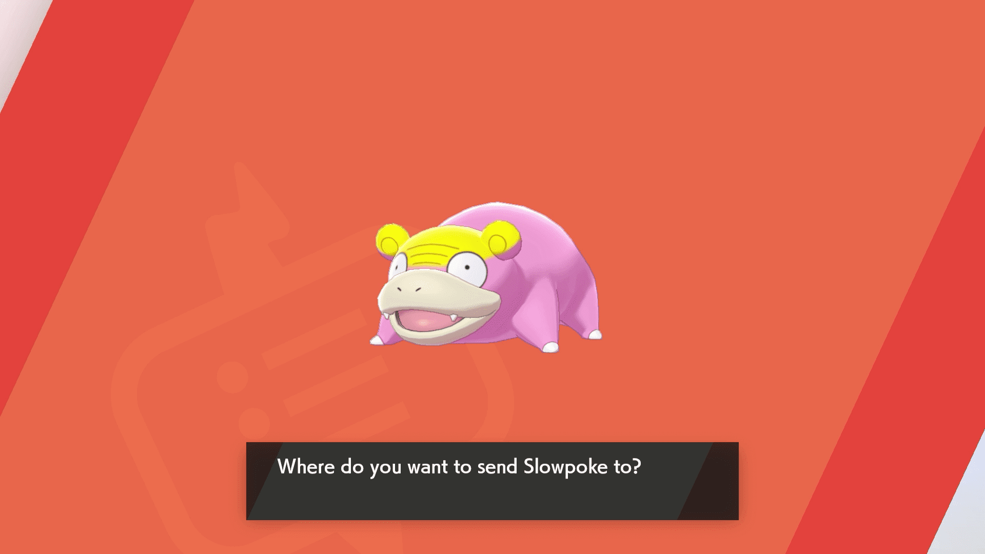 Wedgehurst station scene — Galarian Slowpoke arrives