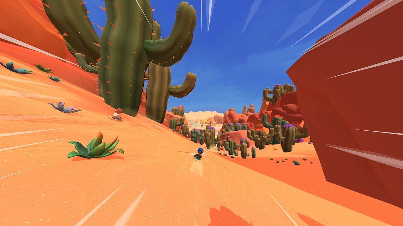 Tray Racers Preview – Watch out for that cactus tree