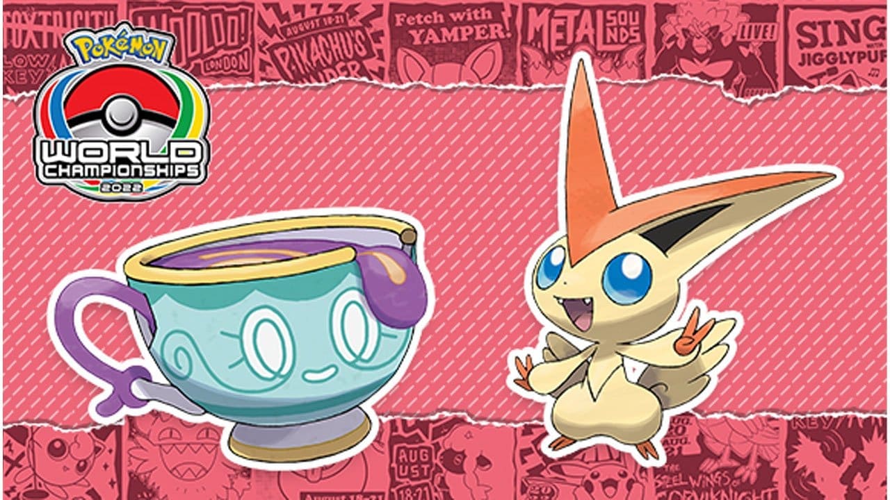 Have tea with Sinistea in Pokemon Sword & Shield at the 2022 Pokemon World Championships & unlock Victini by watching from home
