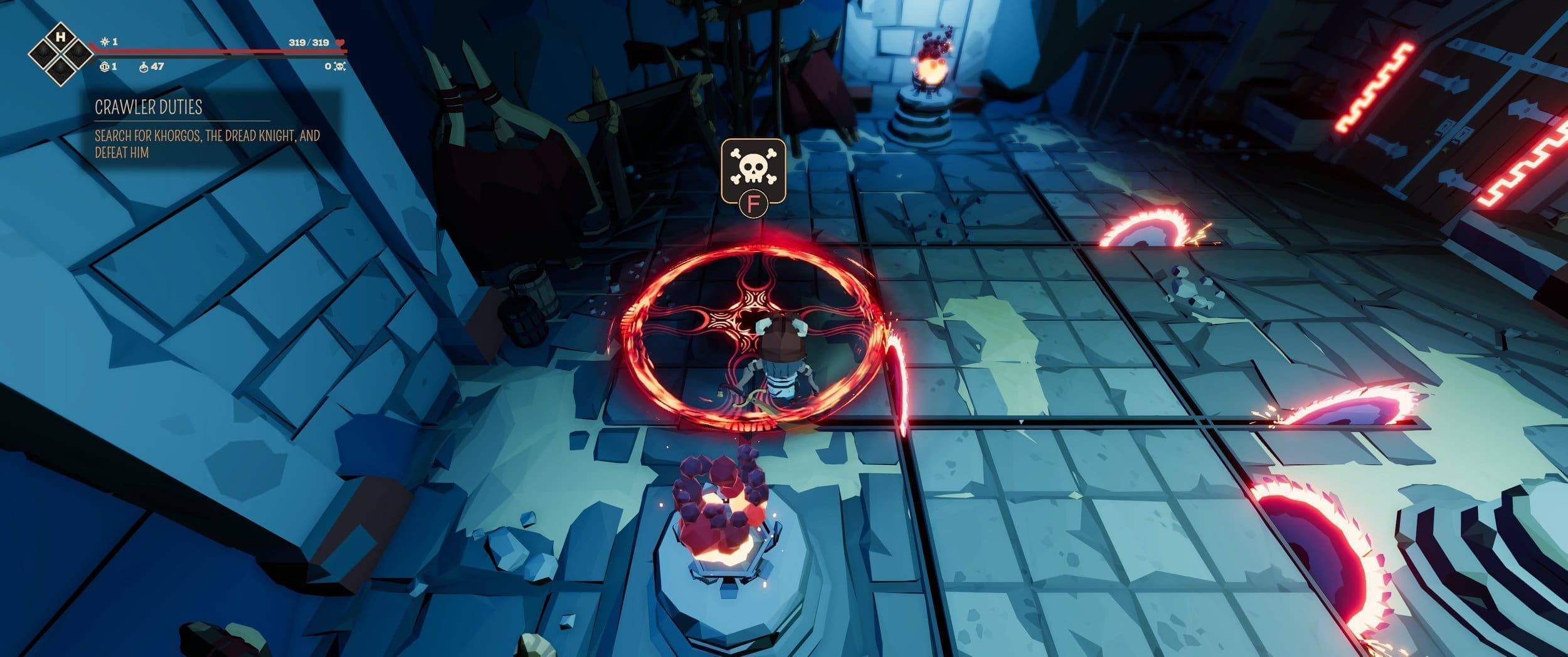 Knight Crawlers screenshot: The Sanctuary