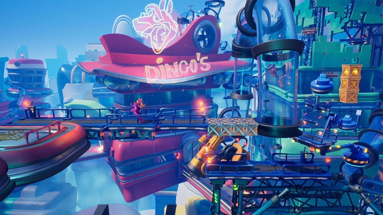 Dingodile’s diner — screenshot