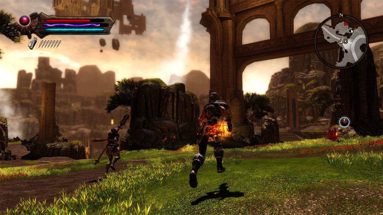 Art design gives nice backdrops, even if close textures aren’t so pretty — image captured by the author