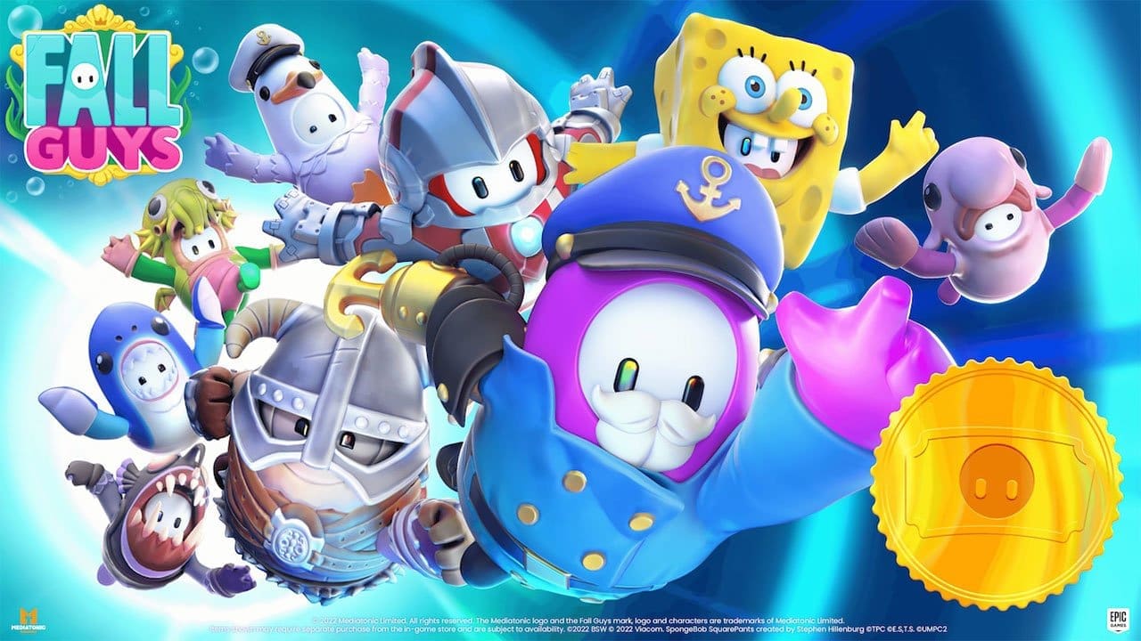 Fall Guys Season 3 dives into the deep starting today with five new rounds, and collaborations with Spongebob Squarepants