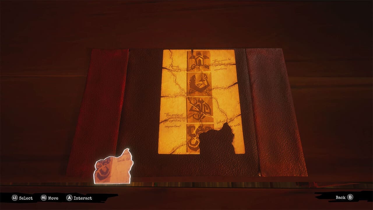 Repaired image for the totem matching puzzle