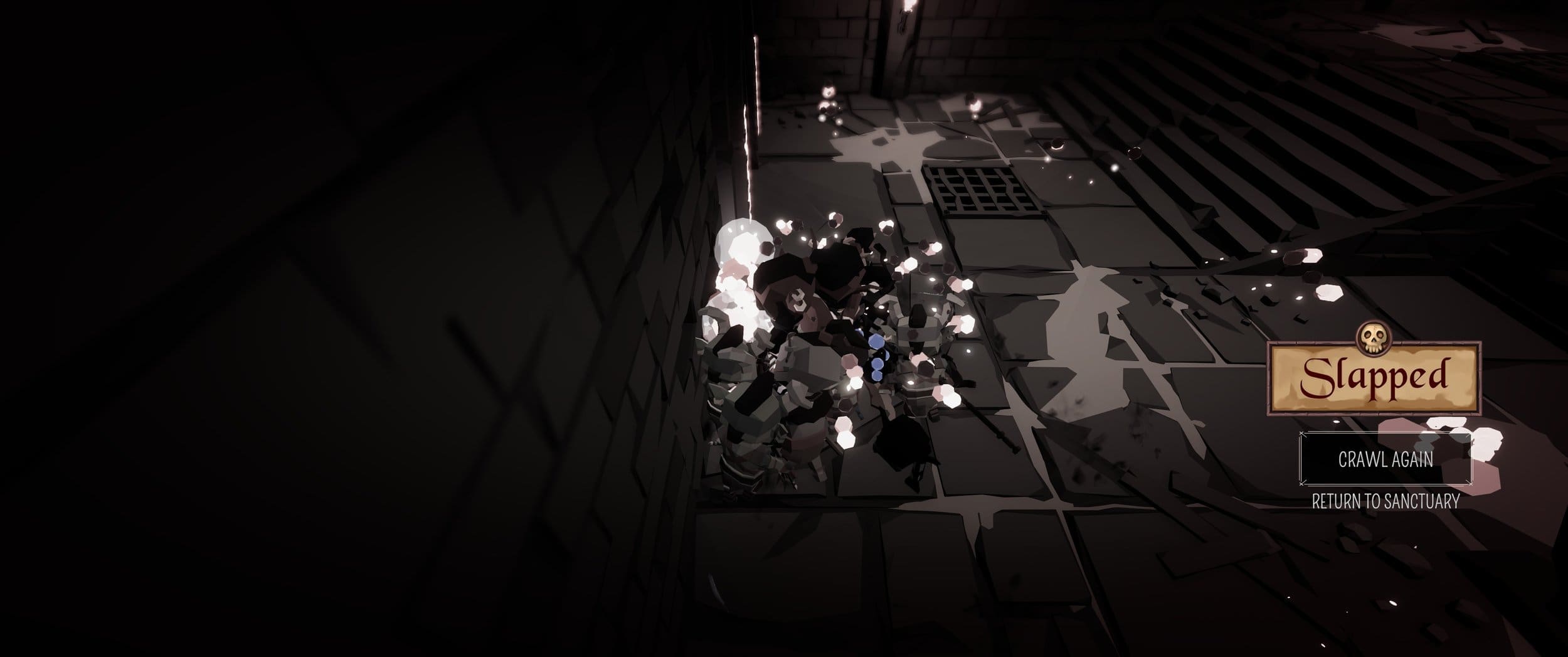 Knight Crawlers screenshot: combat encounter