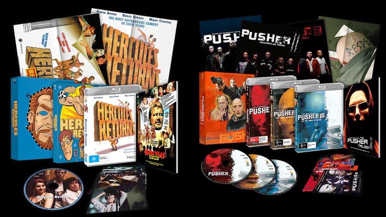 Umbrella Entertainment releases for September 2023: The Pusher Trilogy & Hercules Returns