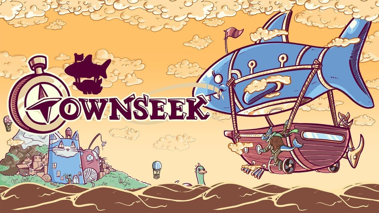 Gorgeous hand drawn blimp adventure Townseek revealed as a Super Rare Original