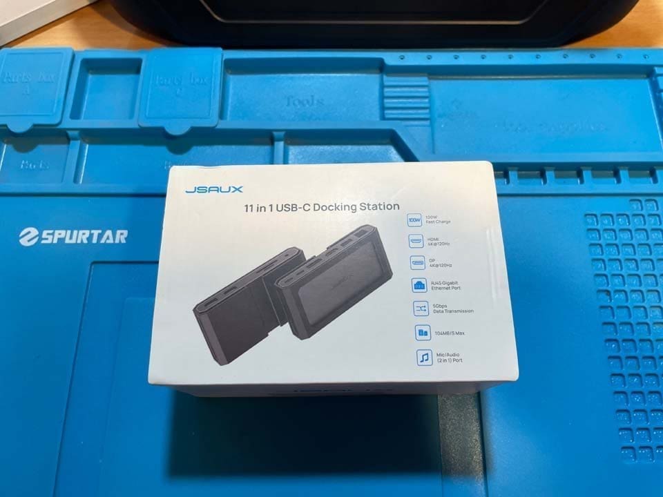 Dock connected to peripherals