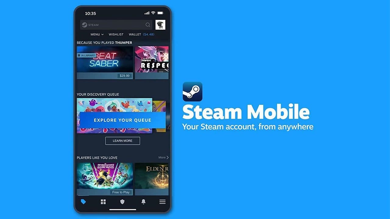 Steam app update lets you download games to your PC, or uninstall them