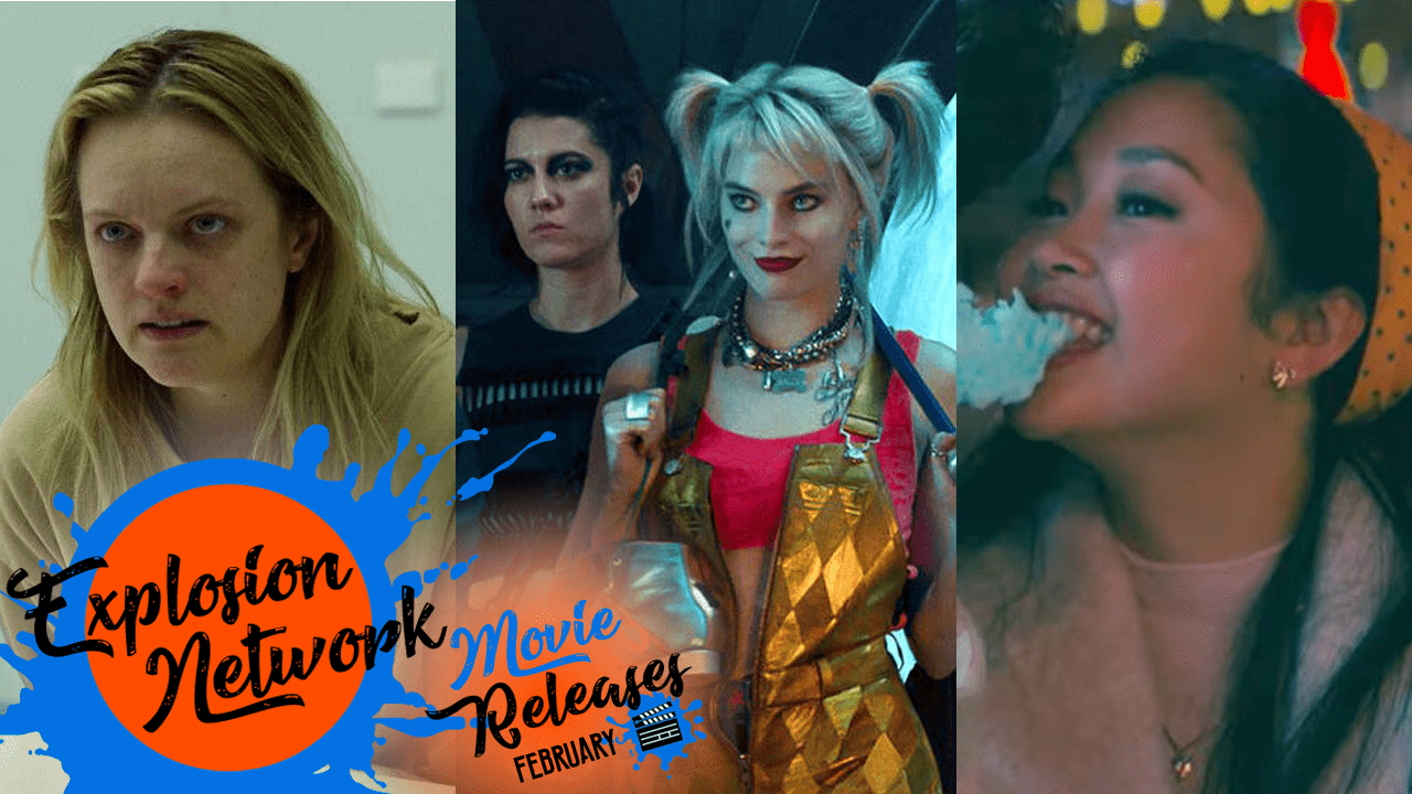 Collage of February 2020 movie releases