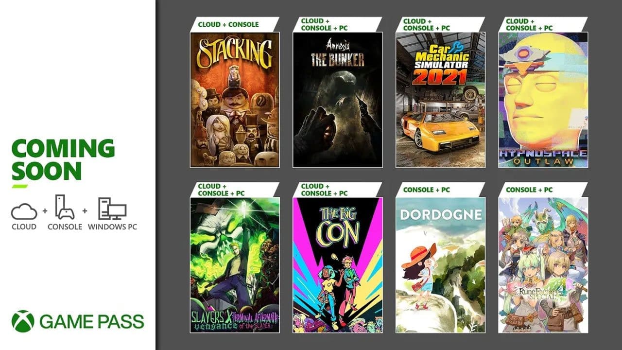 Xbox Game Pass – June 2023 – Updat  1: Amnesia: The Bunker, Dordogne, Stacking, Chicory