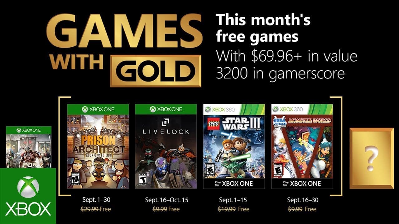 Be A Prison Architect With Septembers Xbox Games With Gold