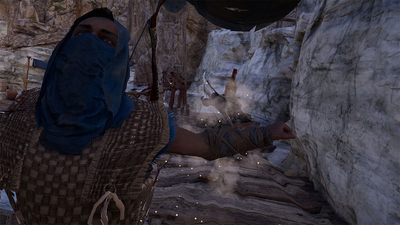 Spartan kick moment in combat