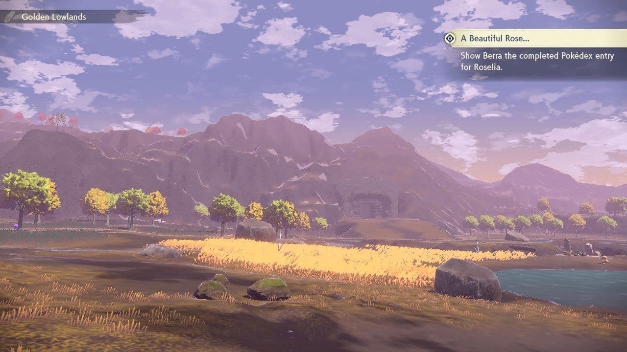 Riding across Hisui on a mount