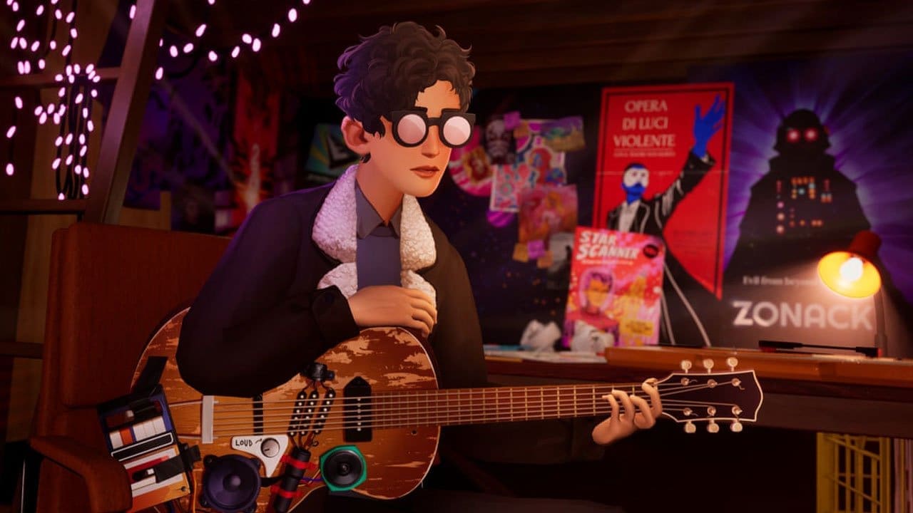 Psychedelic stage vista from The Artful Escape