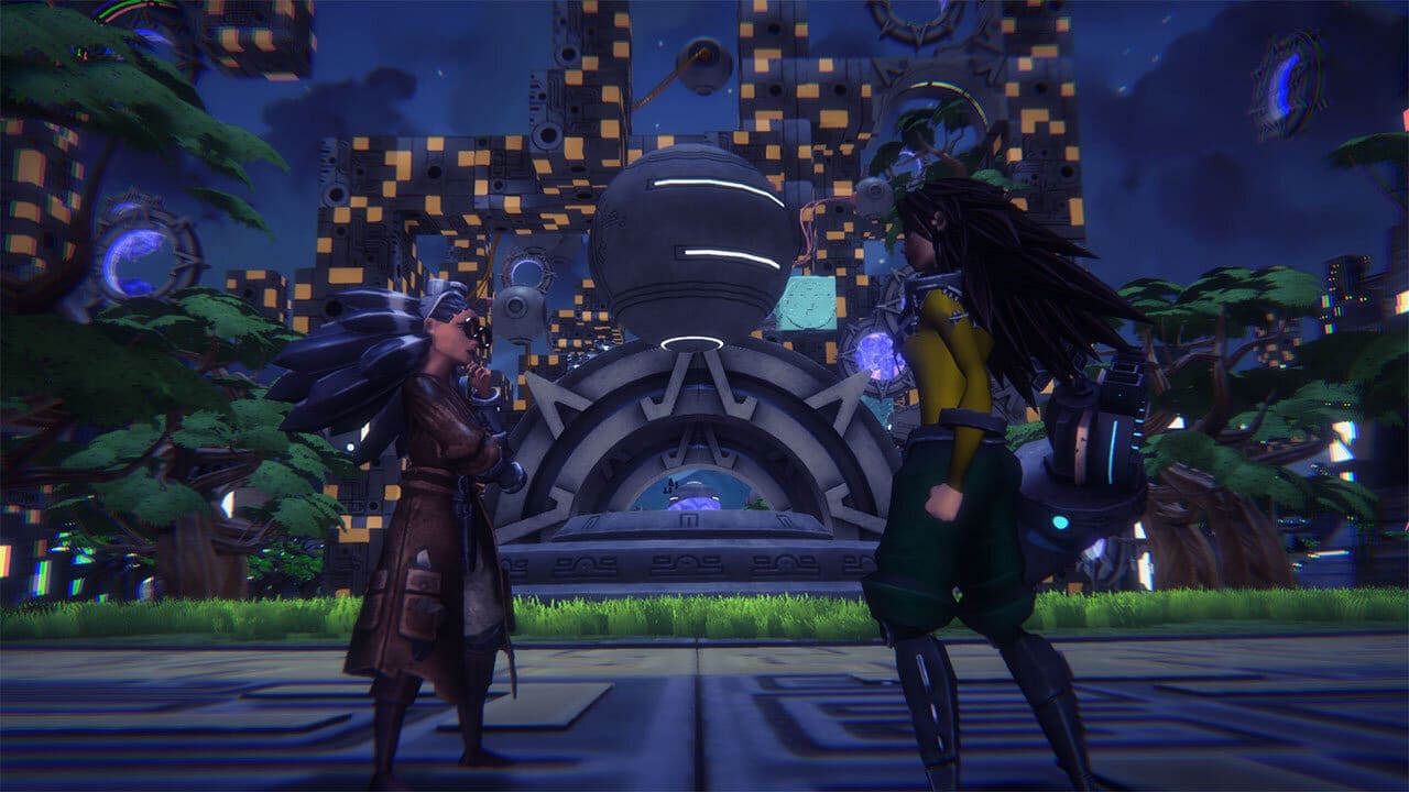 Achtli facing a colossal boss in Aztech Forgotten Gods