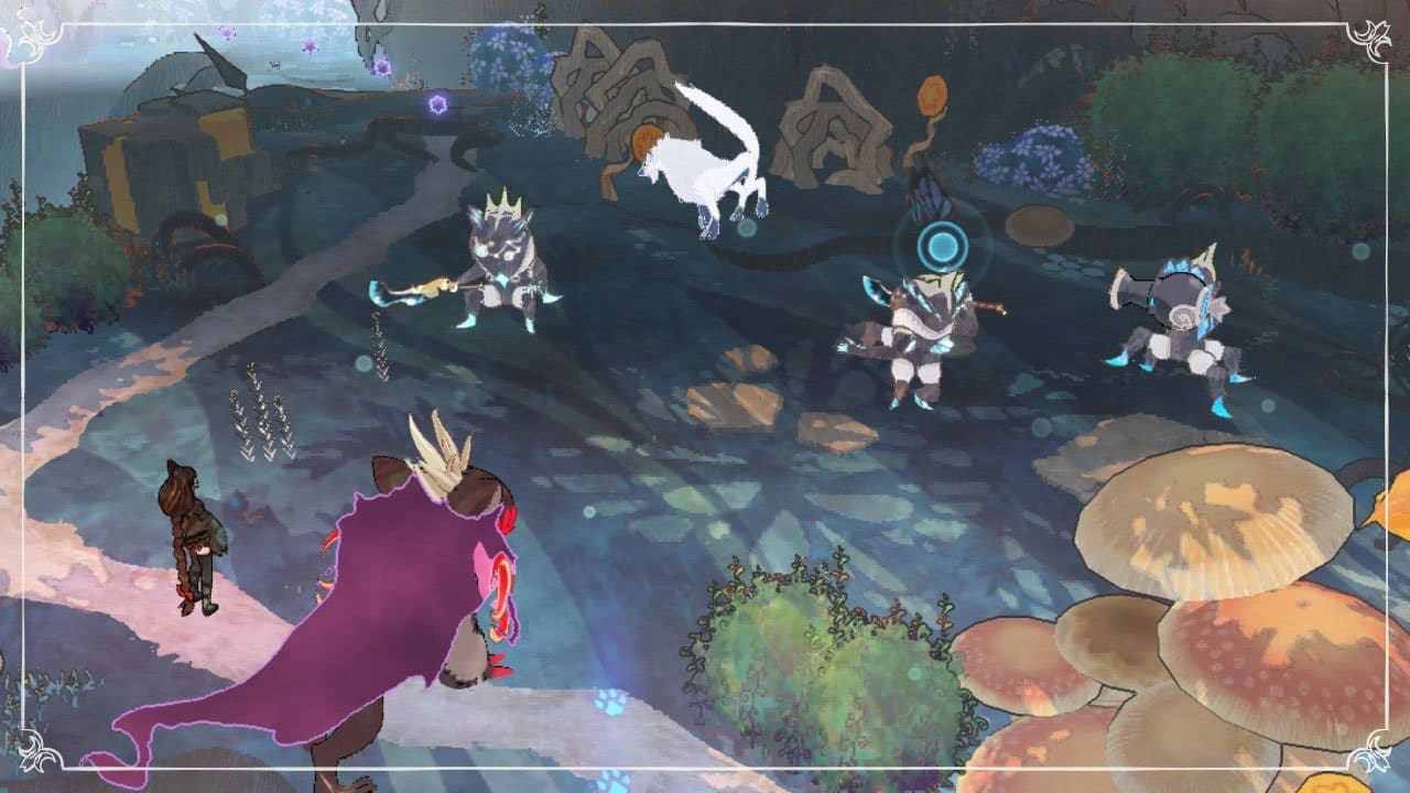 Panoramic vista in Avalon Forest