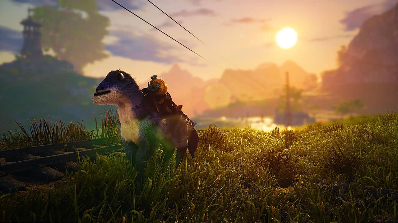 The ridiculous world of Biomutant. Image captured by the author.