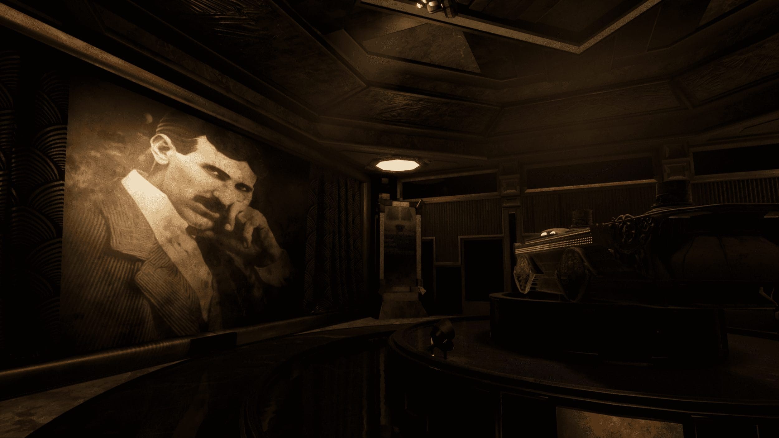 Close to the Sun on PS4 Pro — ornate hall of The Helios